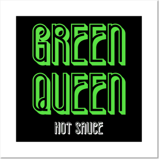 Green Queen Hot Sauce Ladybird Food Co. Posters and Art